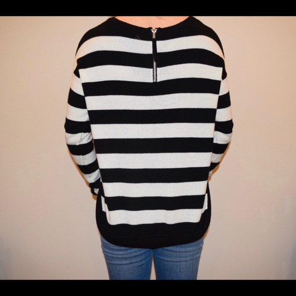 H&M Black and White Stripped Sweater - Picture 3 of 6